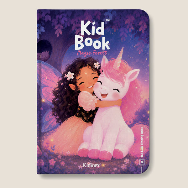 Outlet - Tablet Graficzny z kartami pracy do rysowania - KidBook - Magic Forest