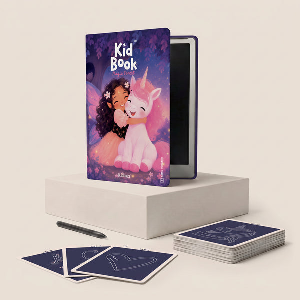 Outlet - Tablet Graficzny z kartami pracy do rysowania - KidBook - Magic Forest